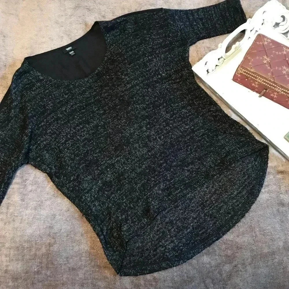 Mossimo Lightweight 3/4 length Black Top